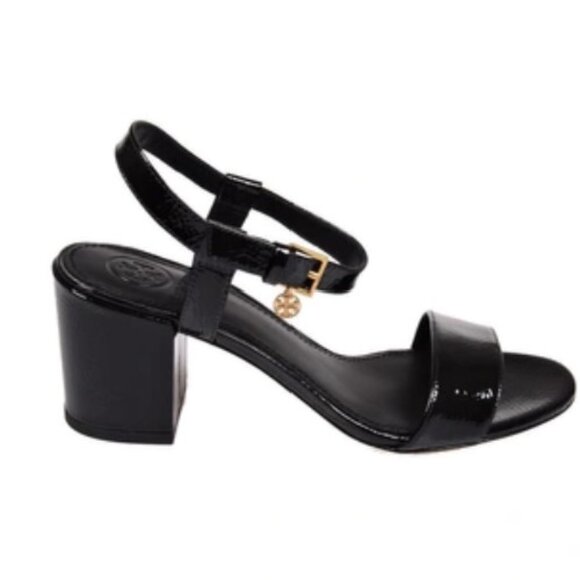 Tony Burch LAUREL 65MM BLACK size 6.5 - missing right ankle strap - Picture 1 of 7